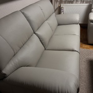 Kožna sjedeća garnitura - trosjed (relax) i dvosjed