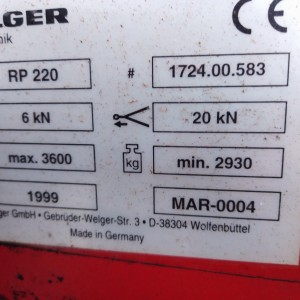 Rolo balirka Welger, John Deere