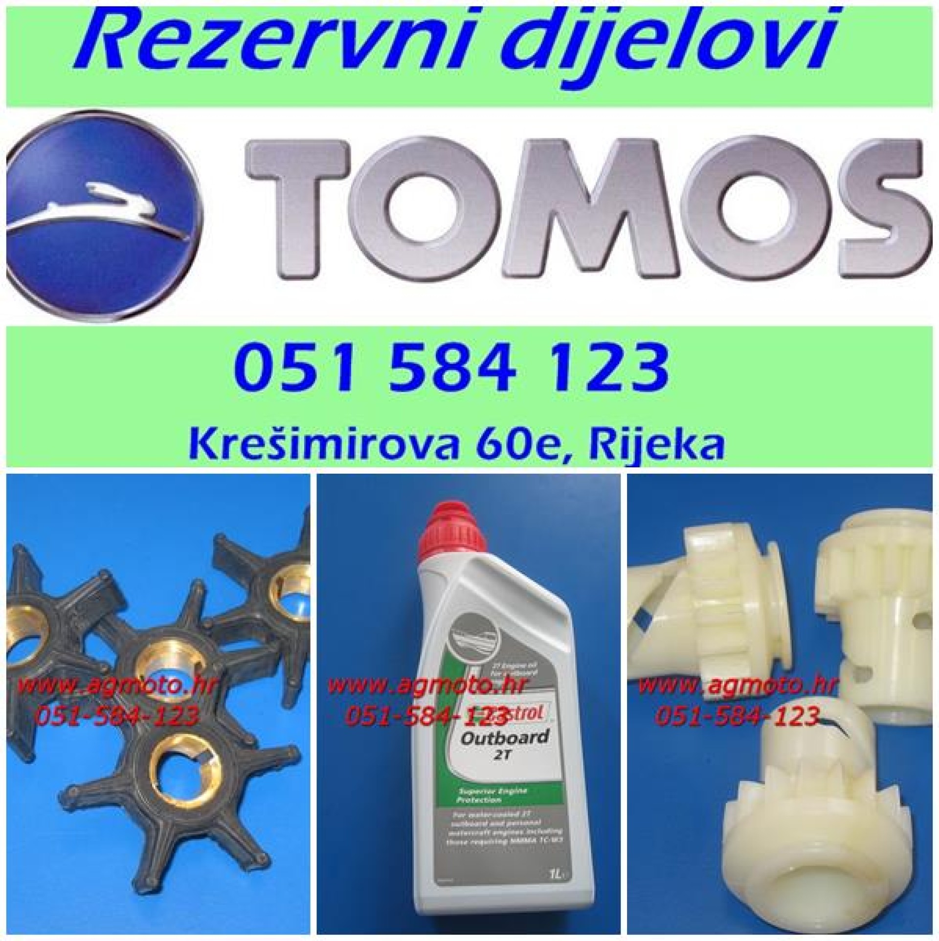 Tomos dijelovi