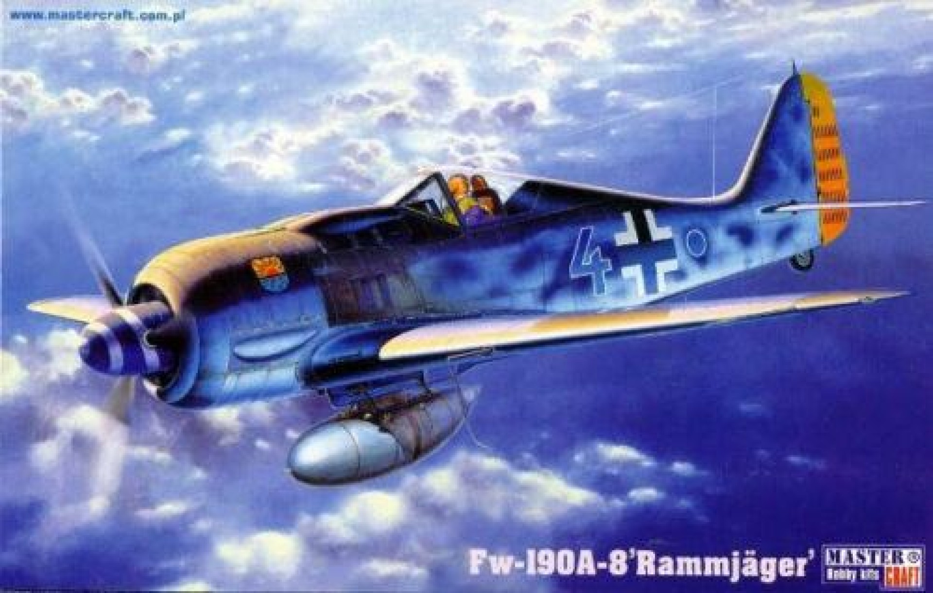 Maketa avion Focke Wulf Fw 190 A-8 Rammjager 1/72 1:72