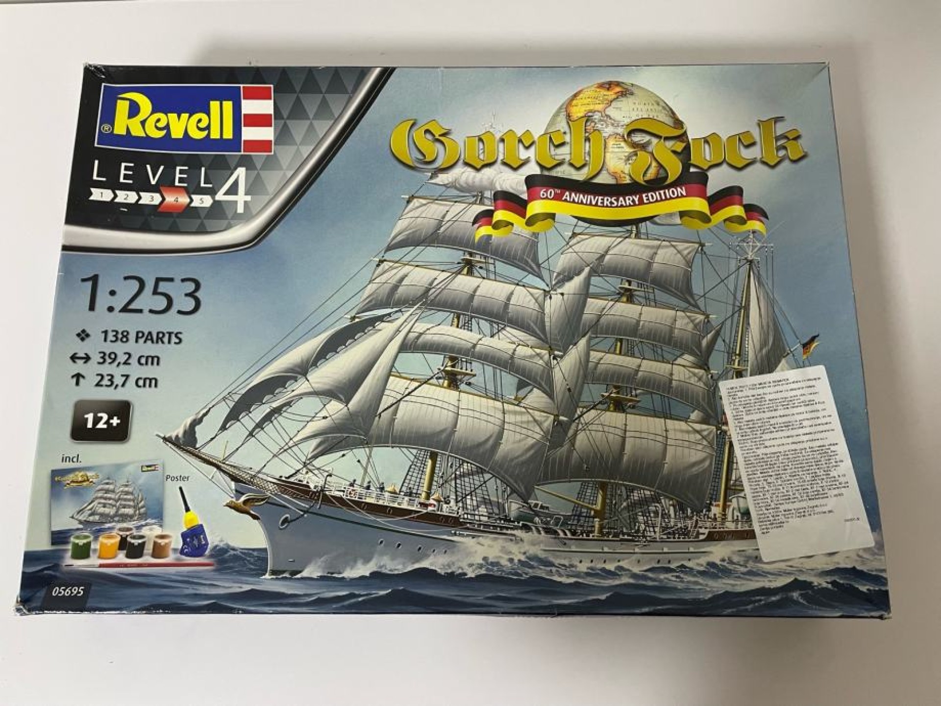 Maketa brod jedrenjak Gorch Fock - set