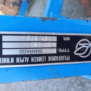Gruber Lemken SMARAGD 260cm