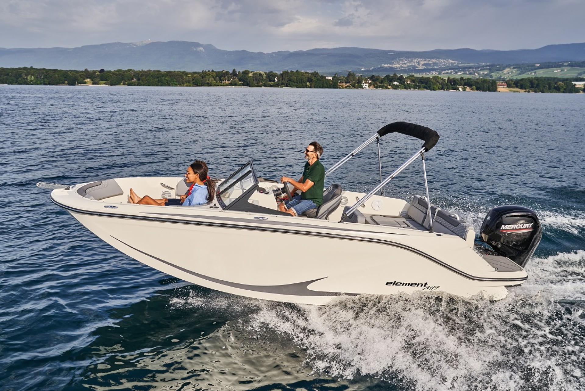 BAYLINER ELEMENT M19 NOVO PLOVILO GLISER BOWRIDER BEZ KABINE RASPRODAJA SA LAGERA- MERCURY MOTOR