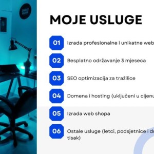 Izrada web stranice | 59€ |