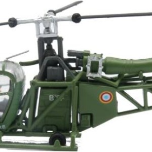 Metalna gotova maketa model helikopter Alouette 2 diecast 1/72 1:72