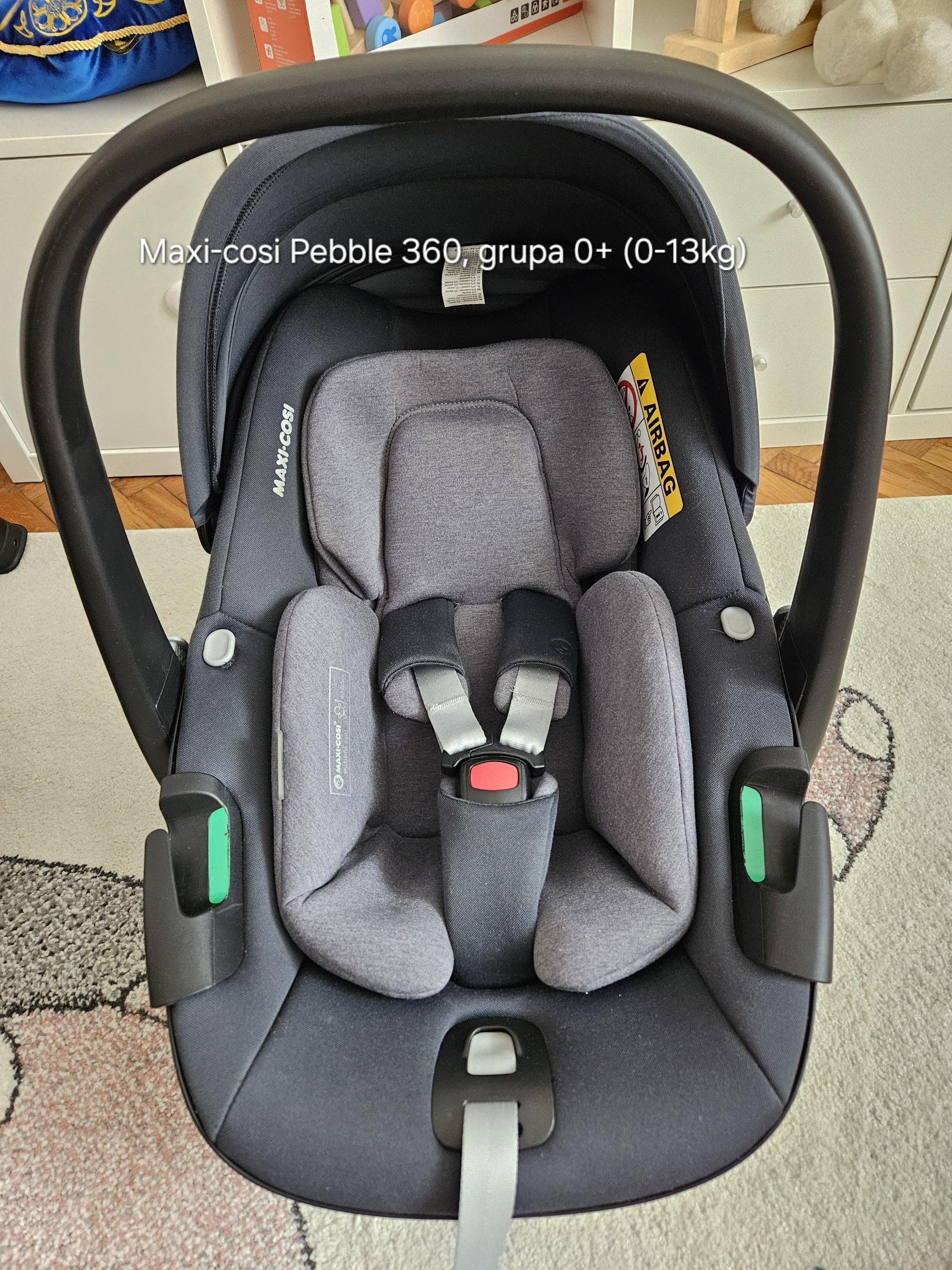 MAXI COSI autosjedalica PEBBLE 360 i Maxi cosi baza Familyfix 360