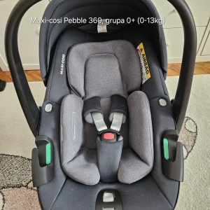 MAXI COSI autosjedalica PEBBLE 360 i Maxi cosi baza Familyfix 360