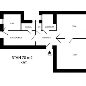 Stan za radnike ili ured, Ilica (Črnomerec) 70 m2