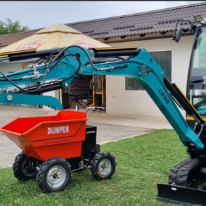 Bager 2 Tone, Kubota motor, TOP model za profesionalce, klima uređaj, puno opreme, klipna pumpa