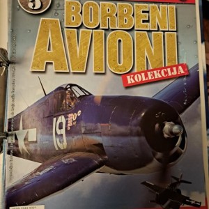 Časopis Borbeni avioni Grumman F6F Hellcat