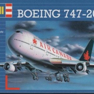 Maketa avion Boeing 747-200