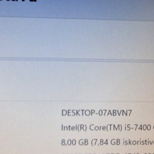 PC Fujitsu Siemens i5 7400, ram 8gb , Windows 11 pro s licencom