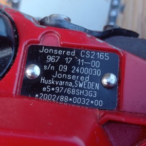 Prodajem motornu pilu JONSERED CS2165