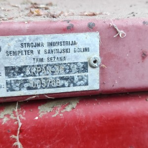 Prikolica za gnoj sip Krpan 35