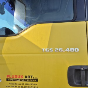 Kamion kiper MAN s kiper prikolicom
