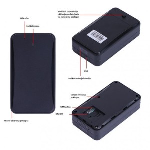 Top model IP65 GSM baterijski tracker-magnetni lokator za GPS praćenje