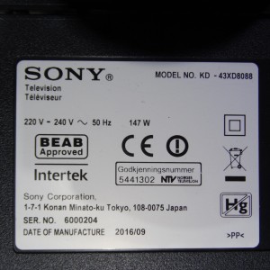 KUPUJEM TV SONY TV Bravia KD-43XD8088 KD-43X8000D ,XBR-43X800D -LG 43NANO763QA.AEU
