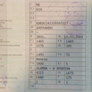 Kia Rio LS 1.5
