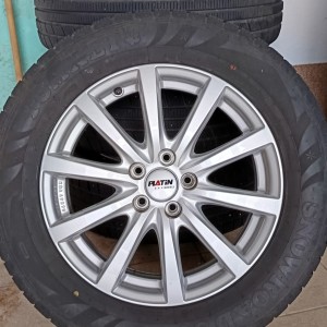 Alu Felge 17' rupe 5x108, 4 kom. sa zimskim gumama 215/65 R17