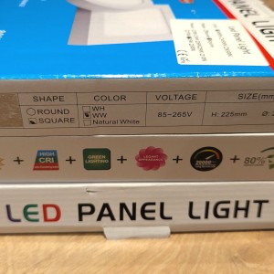 Nadgradni kvadratni LED paneli 25W 3000K (novo) - 3 komada