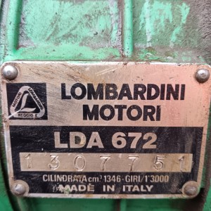 Traktor Ferrari 75 Lombardini motor 33ks freza i plug u kompletu