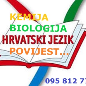 INDIVIDUALNE PRIPREME ZA DRŽAVNU MATURU - matematika, fizika, kemija, hrvatski jezik, biologija ...