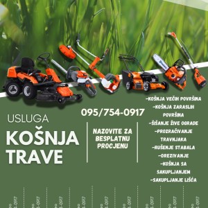 Usluga Košnja trave *TRAVKO*