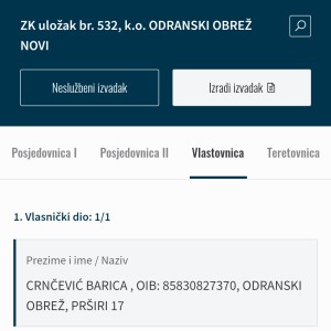 Prodajem građevinsko zemljište Odranski Obrež