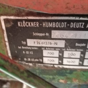 Traktor Deutz D 25