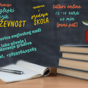 Instrukcije iz engleskog jezika i književnosti