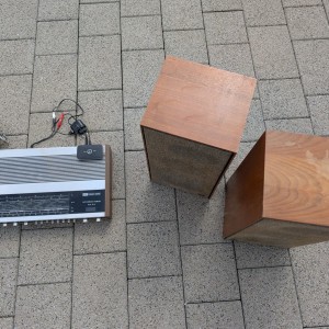 Vintage receiver ITT Schaub-Lorenz 5000 Hi Fi i dva ITT zvučnika + BT