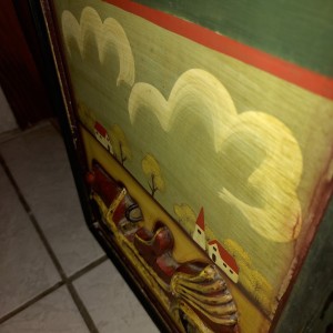 Oldtimer Car-Vintage Drvena reljefna umjetnina/slika/reklama,30x60cm