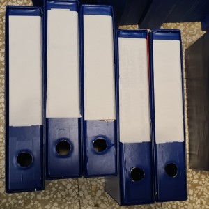 A4 uski tamnoplavi registratori