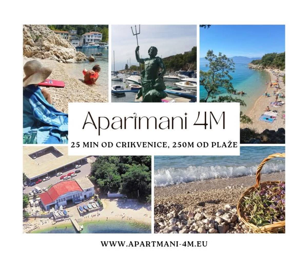 Apartmani 4M, 25 min od Crikvenice