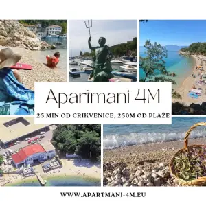 Apartmani 4M, 25 min od Crikvenice