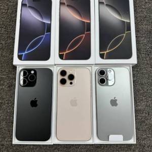 Apple iPhone 16 Pro 128GB = 550 EUR, iPhone 16 Pro Max 256GB = 650 EUR