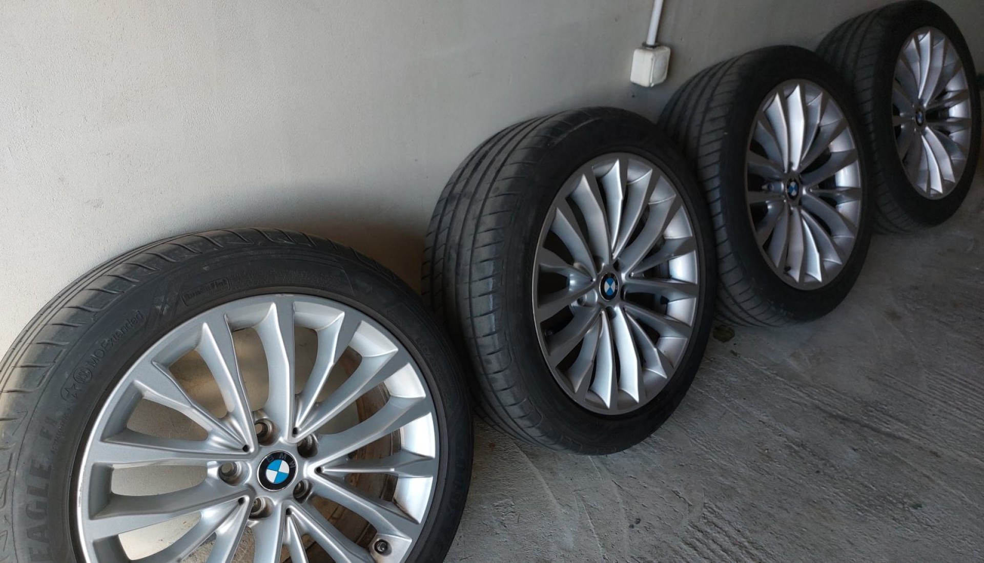 BMW alu felge 245/45 R18' style 632 rupe 5x112, 4 kom.+ senzori