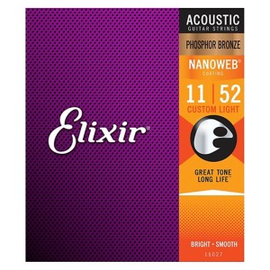 ELIXIR 11-52 PHOSPHOR BRONZE ŽICE ZA AKUSTIČNU GITARU