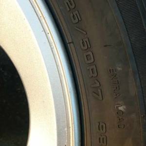 Hyundai alu felge 225/50R17 4 kom. + 225/45R17 1 kom.