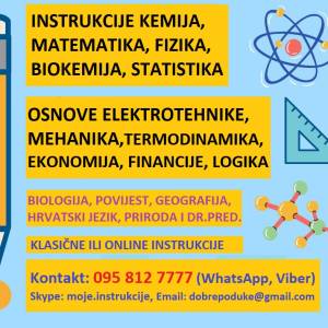 INSTRUKCIJE IZ FIZIKE, MATEMATIKE, KEMIJE, MEHANIKE, ELEKTROTEHNIKE...
