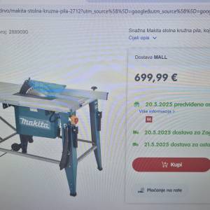 MAKITA stolna kružna pila 315 mm