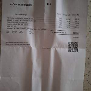 Mazda 6 2.2 CD150, SKYACTIV Redizajn, Veliki servis, Moguća zamjena