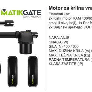 Motori za klizna i krilna vrata