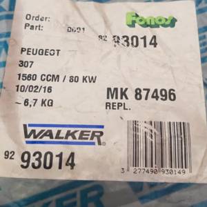 Orginal DPF filter WALKER