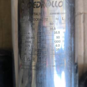 Pedrollo pumpa