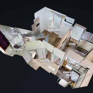 RIJEKA, Centar,Kompletno uređen 2S stan-TRAŽENA LOKACIJA