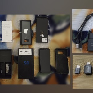 Samsung Galaxy S8 komplet s maskicom i kaljenim staklom