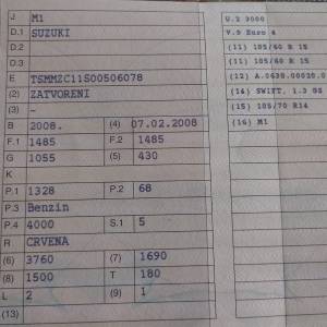 Suzuki Swift 1,3 GS / 2. vlasnik / nije iz uvoza