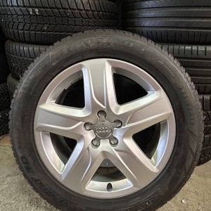 AUDI SET 5X112 18" GUME DUNLOP 235/55R18 / 4 KOMADA