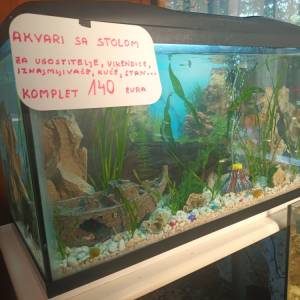 Akvarij sa postoljem